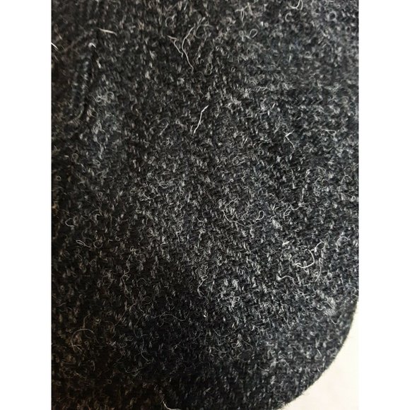 PEAKY BLINDERS Hartside Harris Tweed® Newsboy Cap HS28 in BLACK - PICK SIZE - Picture 10 of 11